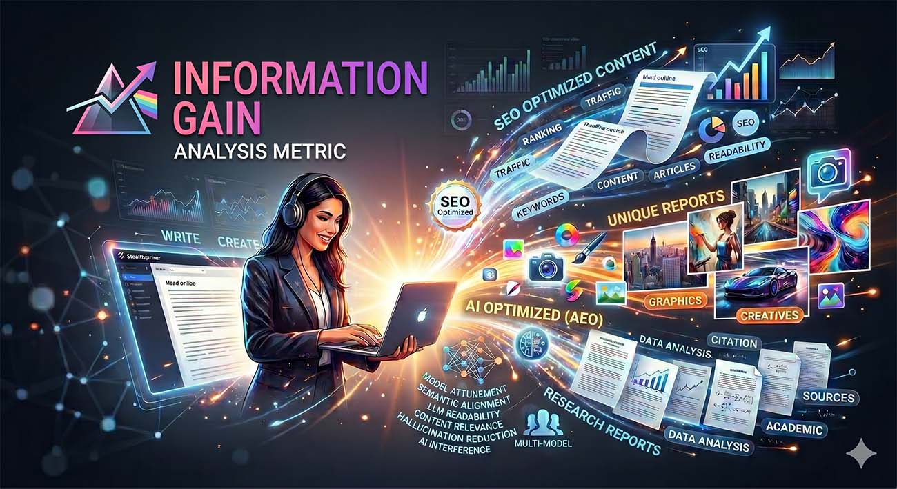 Research Report Generator - Information Gain Analysis Metric