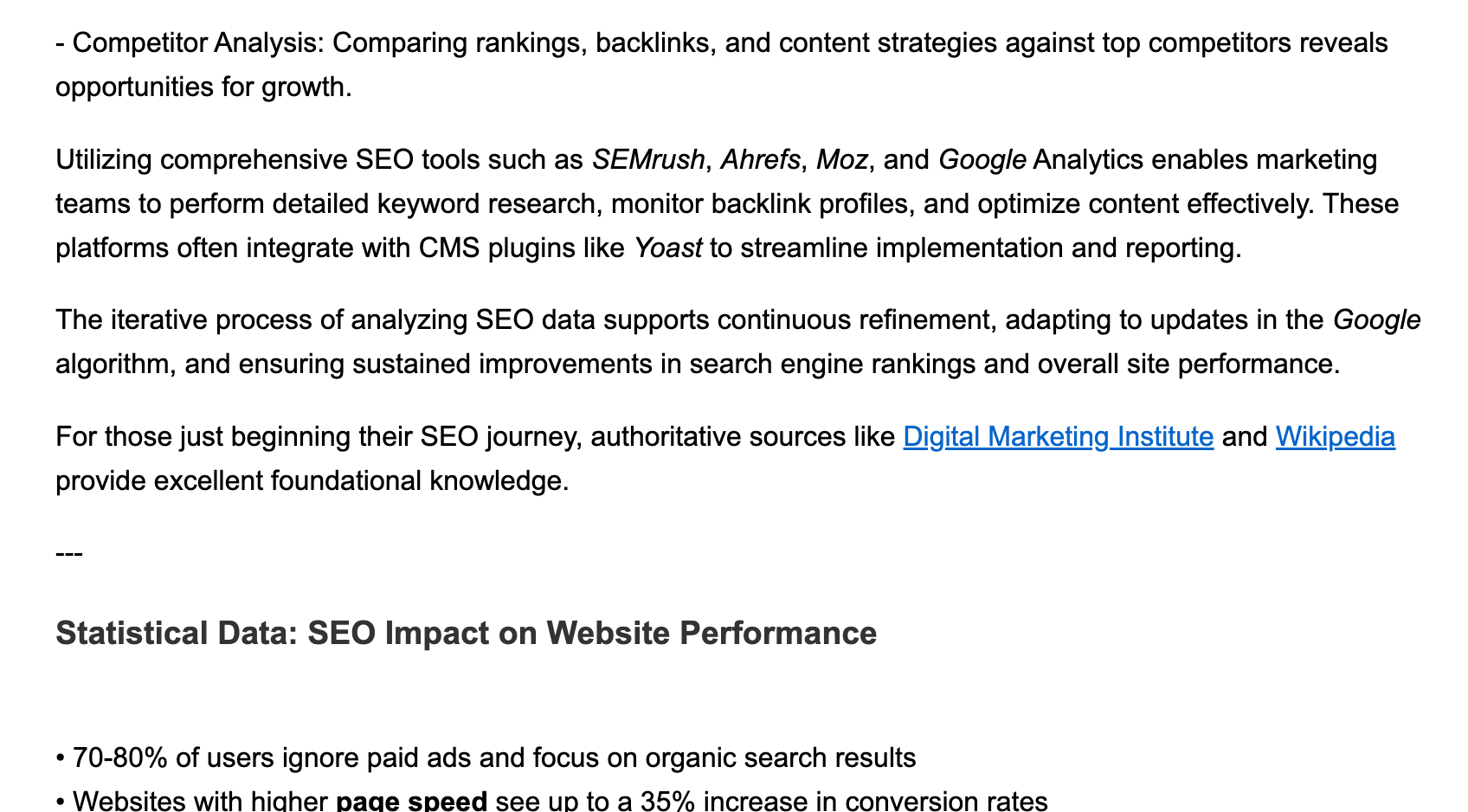 Smart Outbound Linking - SEO Content Enhancement